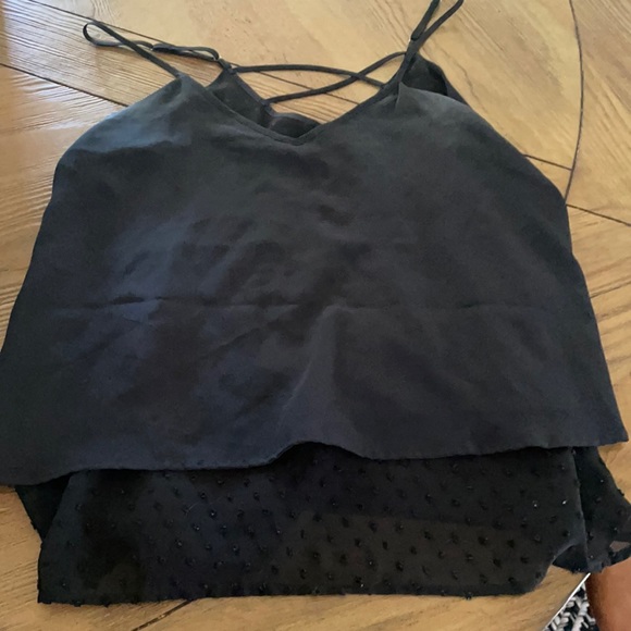 Bar III Tops - Bar III black dressy tank top